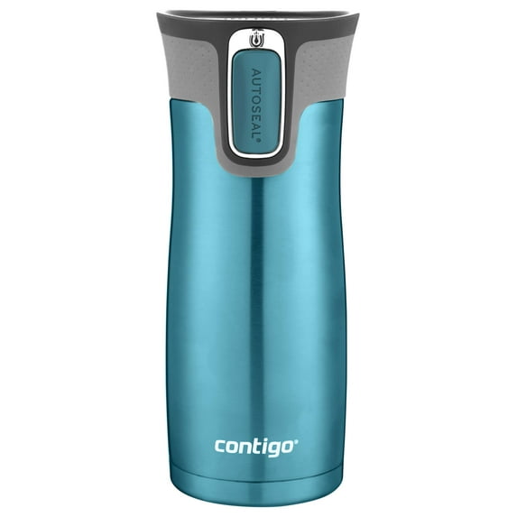 Contigo West Loop Stainless Steel Travel Mug with AUTOSEAL Lid Biscay Bay, 16 fl oz.