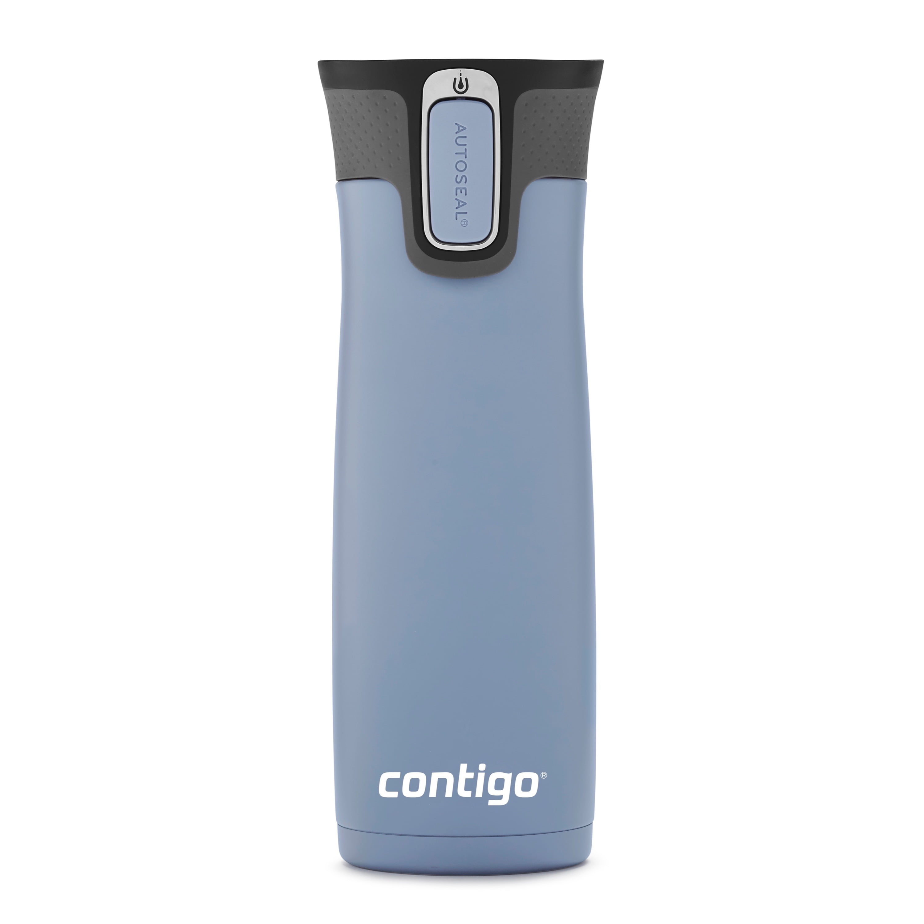  Contigo Huron Vacuum-Insulated Stainless Steel Travel Mug with  Leak-Proof Lid, Keeps Drinks Hot or Cold for Hours, Fits Most Cup Holders  and Brewers, 20oz 2-Pack, Blue Corn & Bubble Tea 
