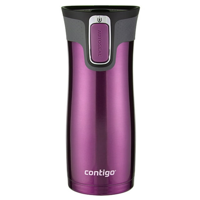 Contigo West Loop Stainless Steel Travel Mug with AUTOSEAL Lid Radiant Orchid, 16 fl oz.