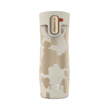 Contigo x Ally Love Autoseal West Loop Vacuum-Insulated Stainless Steel Travel Mug with Easy-Clean Lid, 16 oz, Oatmilk