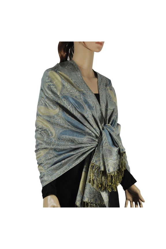 Contiguous Paisley Pashmina