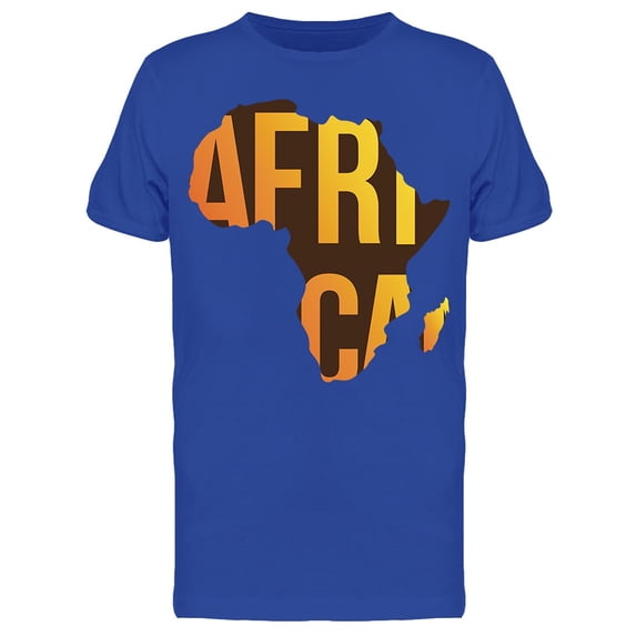 Continent Africa T-Shirt Men -Image by Shutterstock, Male Large