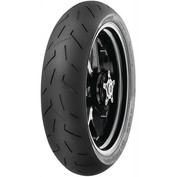 Continental 02445650000 Conti Road Attack 3 CR Sport Touring Font Tire - 110/80ZR18