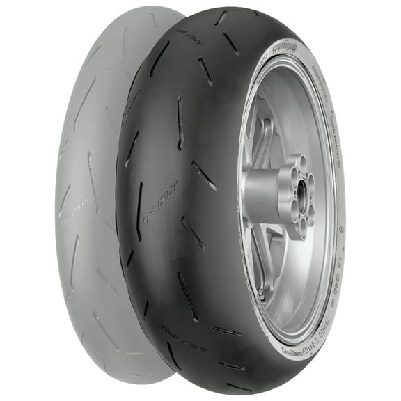 Continental 02446600000 Conti Race Attack 2 Street Rear Tire - 190/50ZR17