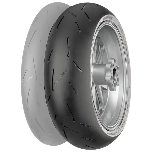 Continental 2446620000 Conti Race Attack 2 Street Rear Tire - 200/55ZR17