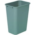 thumbnail image 1 of Continental 4114GY Gray Plastic Rectangular 41 Qt Wastebasket, 1 of 1