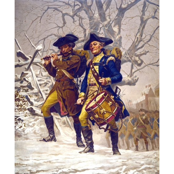 Continental Army Color Guard History (24 x 36)