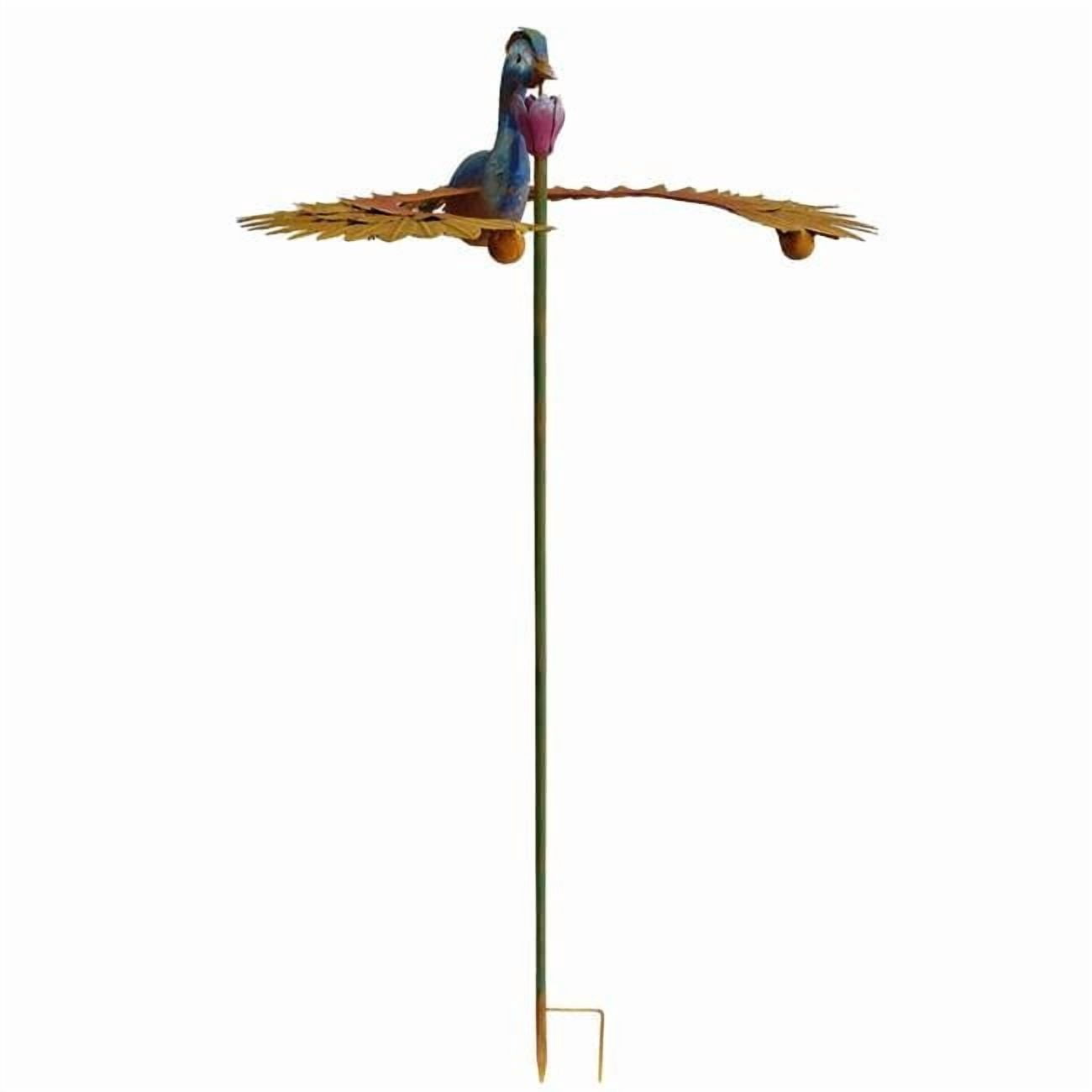 Continental Art Center 18901 Kinetic Metal Floating Peacock Balancer ...