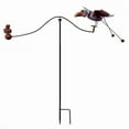 thumbnail image 1 of Continental Art Center 19932 Rustic Kinetic Metal Two Birds Balancer Stake - Brown, 1 of 1