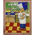 thumbnail image 1 of Continental Art Center AD-0501 12 by 16-Inch Chef Ceramic Art Tile, 1 of 1
