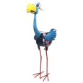 thumbnail image 1 of Continental Art Center  Colorful Enameled Metal Peacock Planter - Blue, 1 of 1
