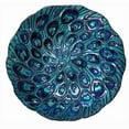 thumbnail image 1 of Continental Art Center CAC2606681 18 in. Peacock Tail Glass Plate, 1 of 4