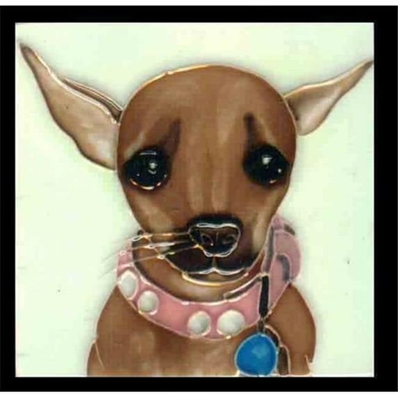 Continental Art Center SD-062 4 x 4 in. Dog Set No.4 Ceramic Art Tile