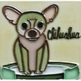 thumbnail image 1 of Continental Art Center M-2002 3 x 3 in. Chihuahua Dog Ceramic Magnet, 1 of 1