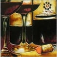 thumbnail image 1 of Continental Art Center SD-050 4 x 4 in. Dark Wine Set No.4 Ceramic Art Tile, 1 of 1