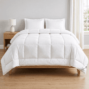 Continental Bedding  Affinity  All Season Down Alternative 100% Cotton Quilted Comforter King Size Duvet Insert 86x102 Inch