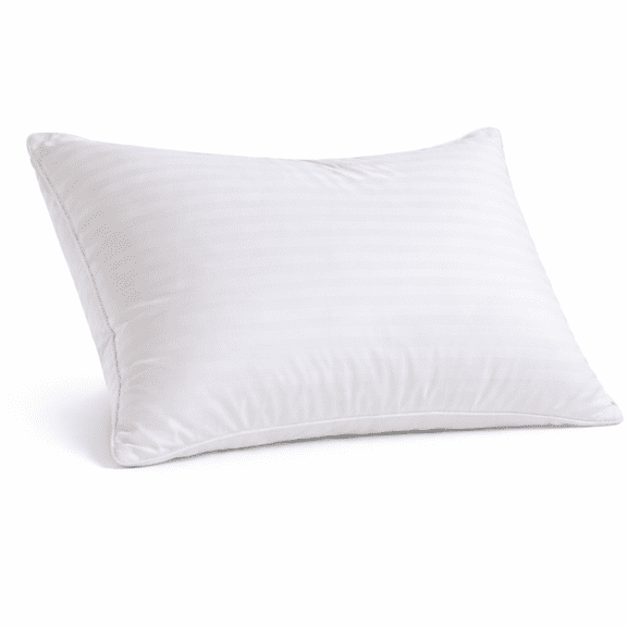 Continental Bedding Affinity Down Alternative Bed Pillow – Soft Plush Comfort, Breathable Cotton Cover, Fluffy Everyday Comfort Pillow for All Sleep Positions – Standard - 1 Pack