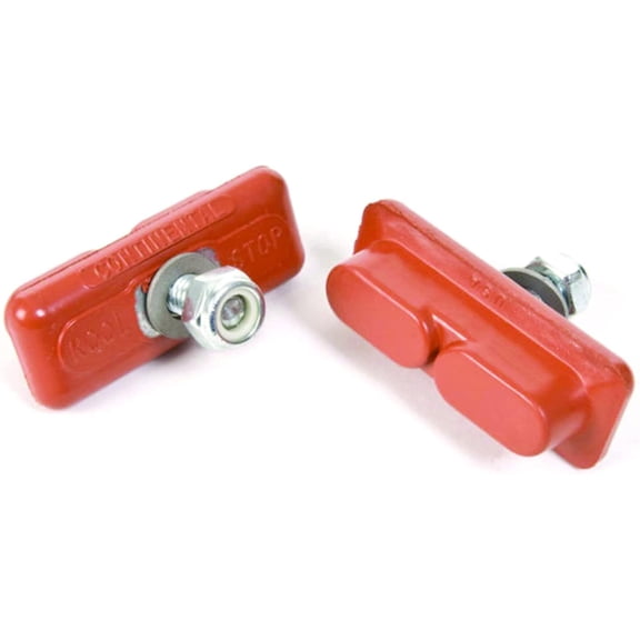 Continental, Caliper Pads, Threaded Posts, Salmon, Pair