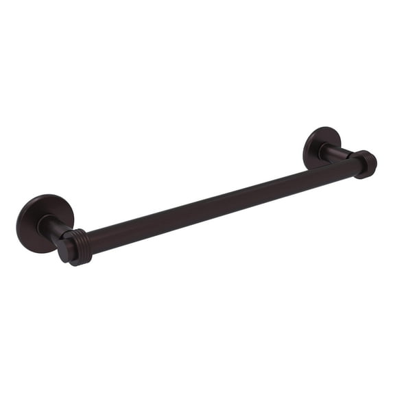 Continental Collection 18-in Towel Bar with Groovy Detail in Antique Bronze