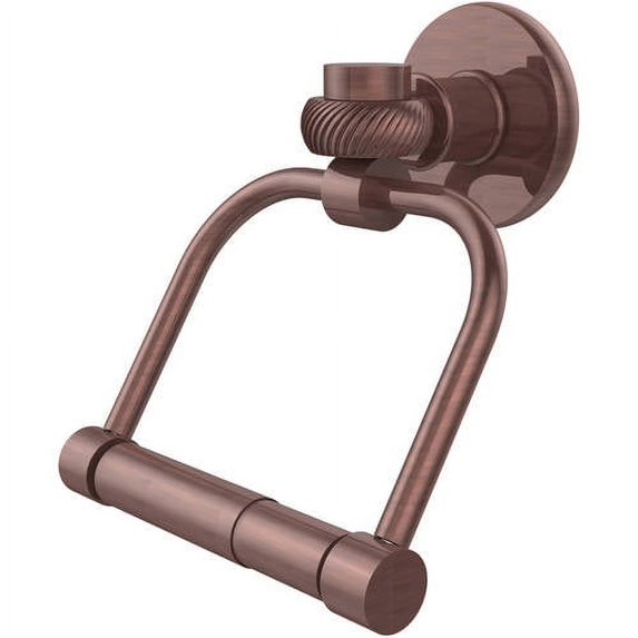 Continental Collection 2 Post Toilet Tissue Holder - Antique Copper / Twisted