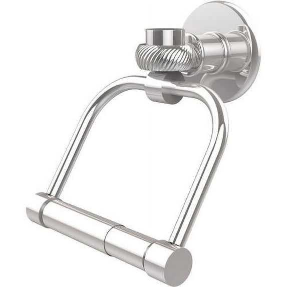 Continental Collection 2 Post Toilet Tissue Holder - Polished Chrome / Twisted