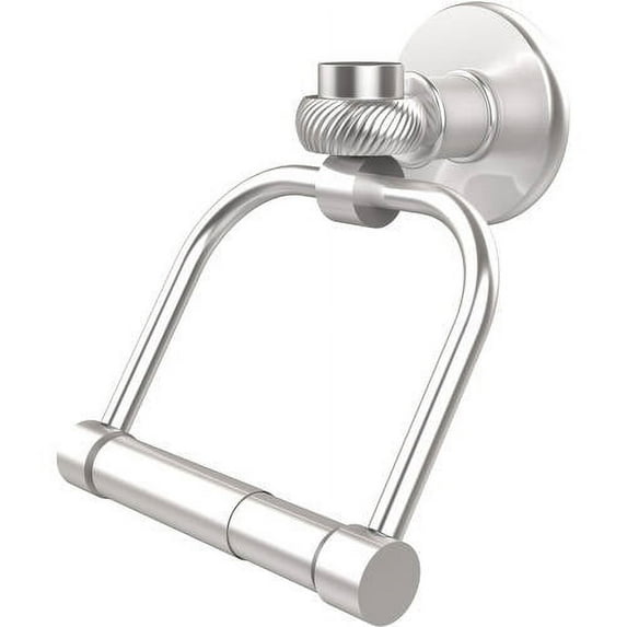 Continental Collection 2 Post Toilet Tissue Holder - Satin Chrome / Twisted