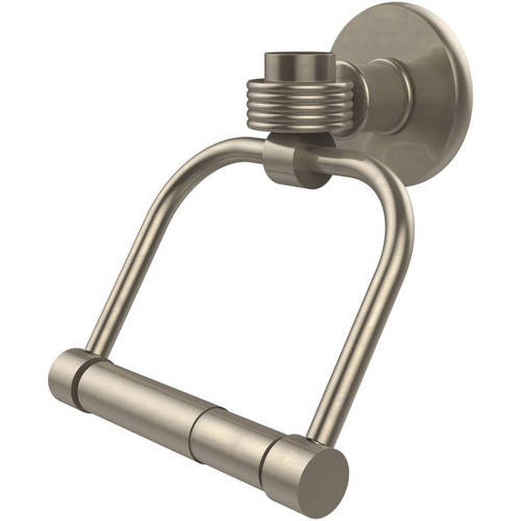 Continental Collection 2 Post Toilet Tissue Holder with Groovy Accents in Antique Pewter