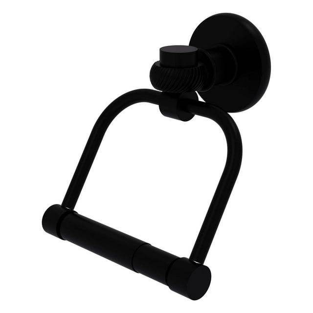 Continental Collection 2 Post Toilet Tissue Holder with Twisted Accents - 2024T-BKM