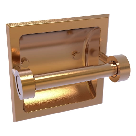 Continental Collection Recessed Toilet Tissue Holder - Brushed Bronze / Smooth
