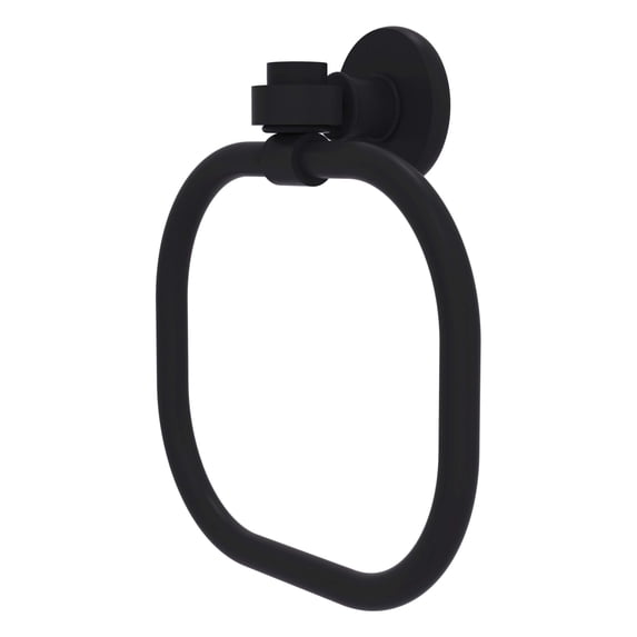 2016-BKM Continental Collection Towel Ring, Matte Black