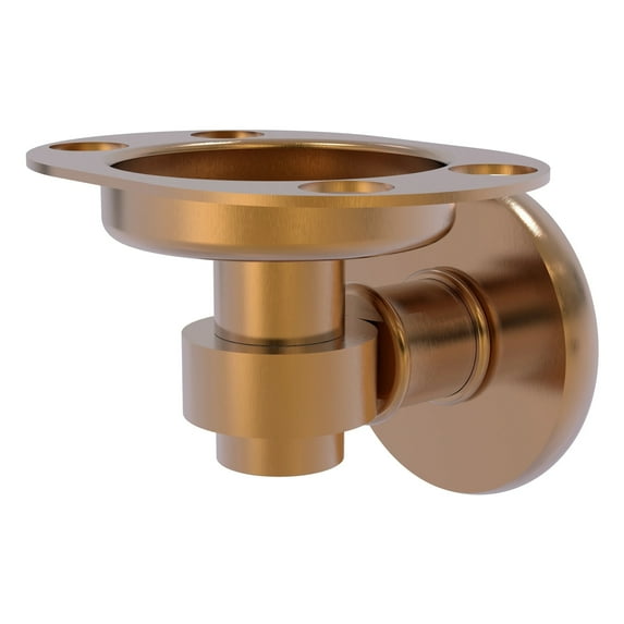 Continental Collection Tumbler and Toothbrush Holder in Brushed Bronze