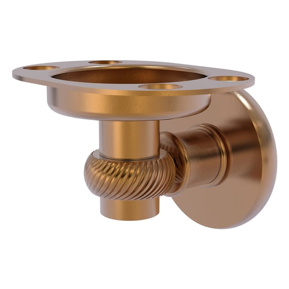 Continental Collection Tumbler and Toothbrush Holder with Twist Accents (Build to Order)