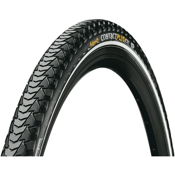 Continental Contact Plus Touring Bike Tire 700c 700 x 32, Black
