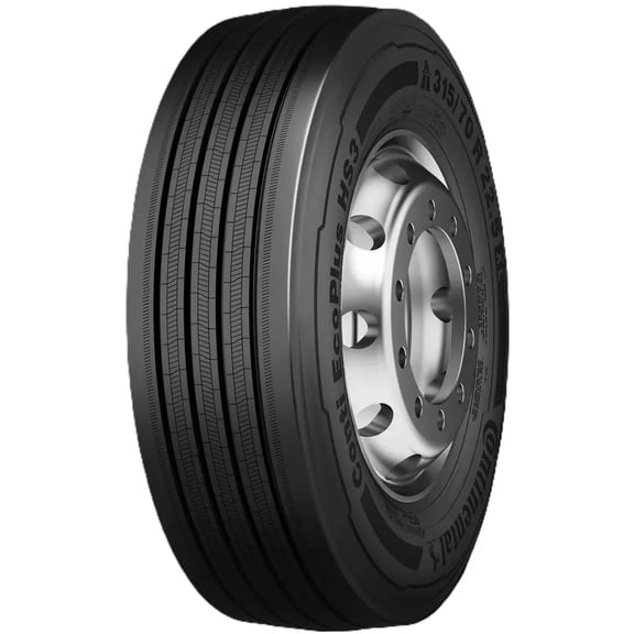 Continental Conti EcoPlus HS3 295/60R22.5 Steer Commercial Truck Tire 18PR Load Range J 15/32" Tread SmartWay Verified