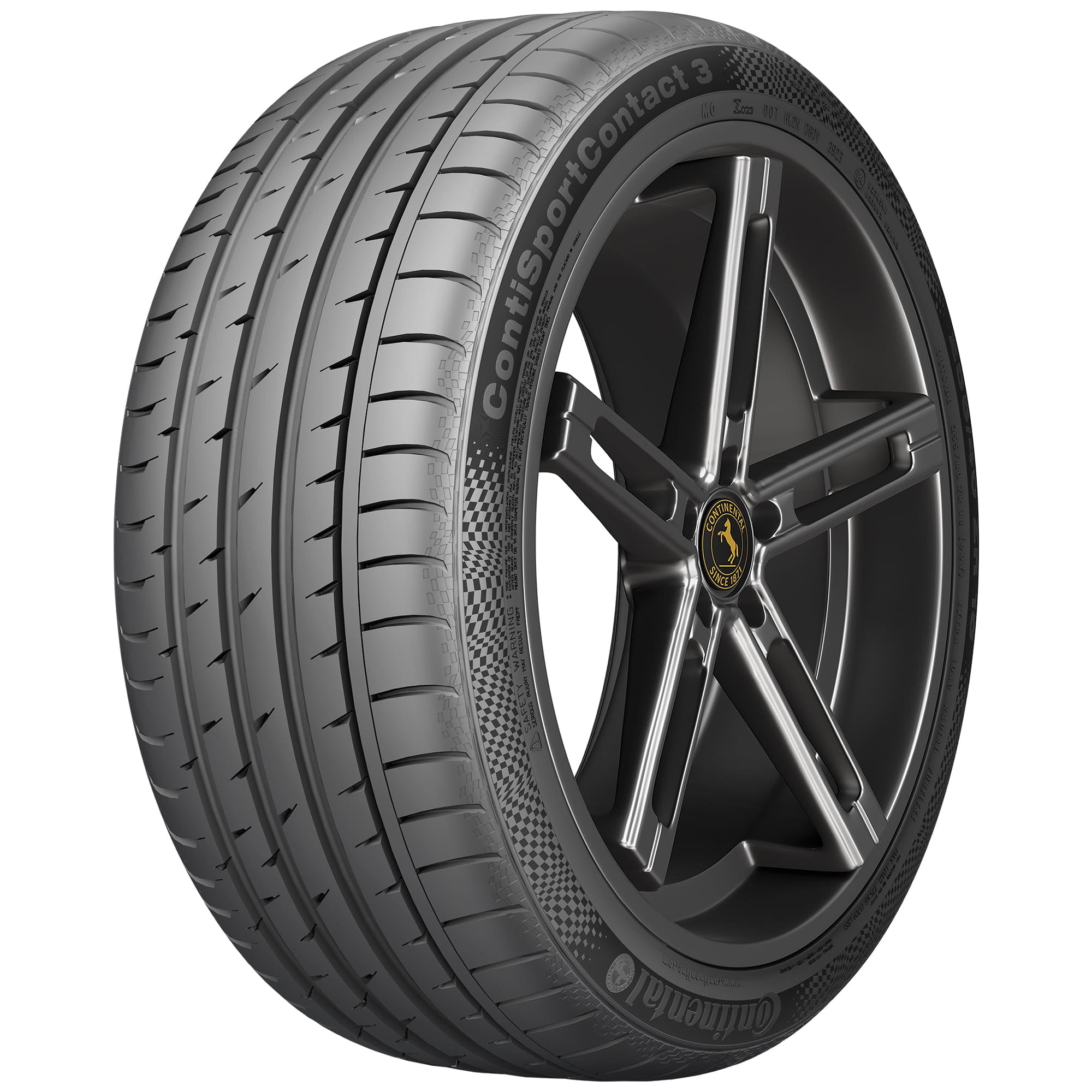 Continental ContiSportContact 3 245/45R18 96Y BSW Ultra High Performance Tire Fits: 2016-23 Chevrolet Malibu LT, 2009-14 Acura TL SH-AWD simolary.com 10 Continental ContiSportContact 3 245/45R18 96Y BSW Ultra High Performance Tire Fits: 2016-23 Chevrolet Malibu LT, 2009-14 Acura TL SH-AWD - Image 2