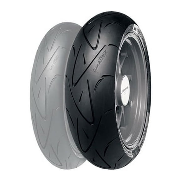 Continental Contisport Attack Hypersport Radial Rear Motorcycle Tire 190/55ZR-17 (75W) Compatible With Aprilia Tuono V4 1100 RR ABS 2019