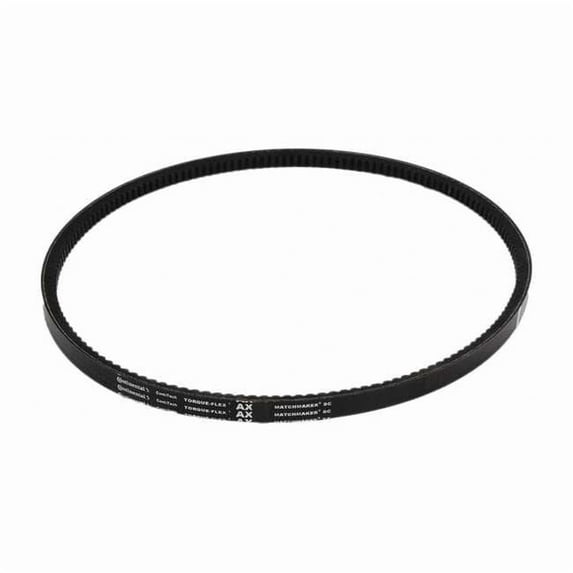 AX59 Cogged, Classical V-Belt, 61 in Outside Length, 1/2 in Top Width, 5/16" Thickness, 1 Ribs
