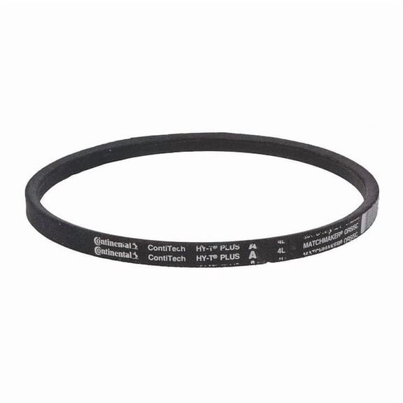 A60 Classical V-Belt, 62 in Outside Length, 1/2 in Top Width, 5/16" Thickness, 1 Ribs