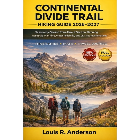 Continental Divide Trail Hiking Guide 2026-2027: Season-by-Season Thru-Hike & Section Planning, Resupply Planning, W, (Paperback)