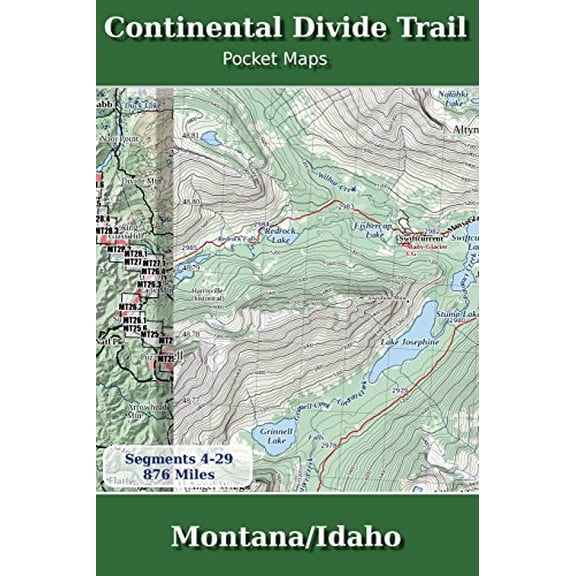 Pre-Owned Continental Divide Trail Pocket Maps - Montana/Idaho Paperback