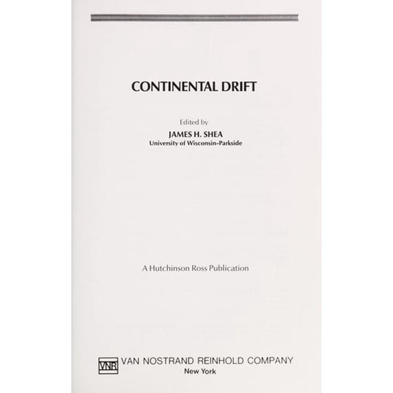 Pre-Owned Continental Drift 9780442282400 /