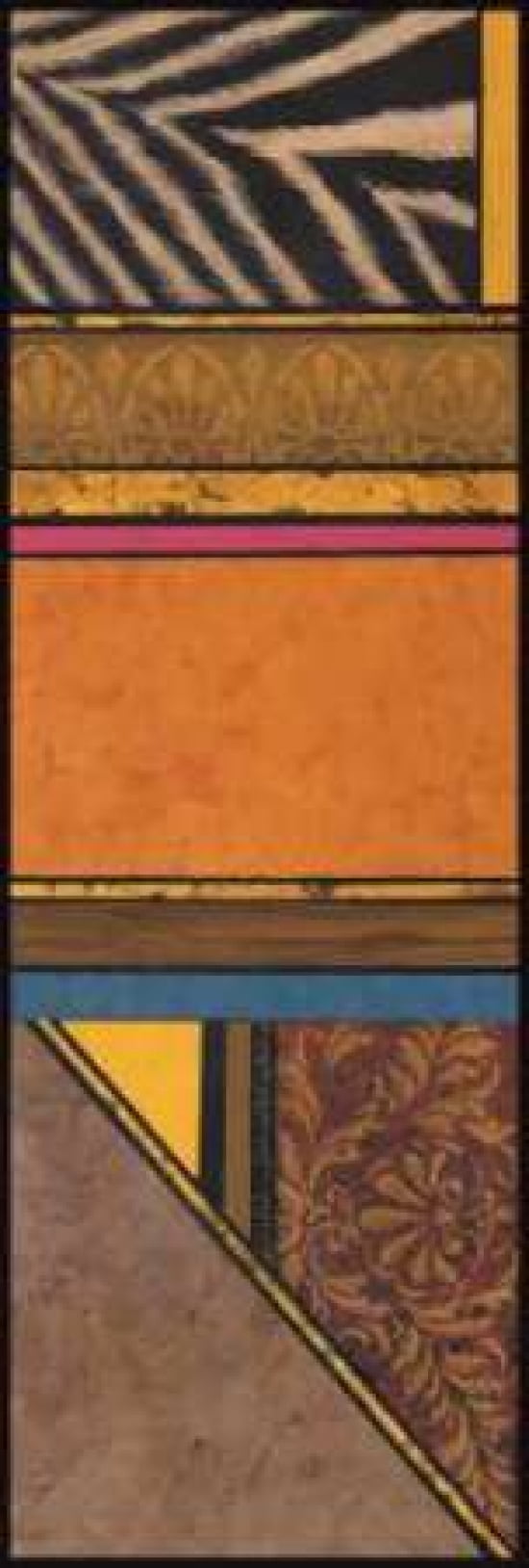 Continental Drift II Canvas Art - Michael Palmer (8 x 24)