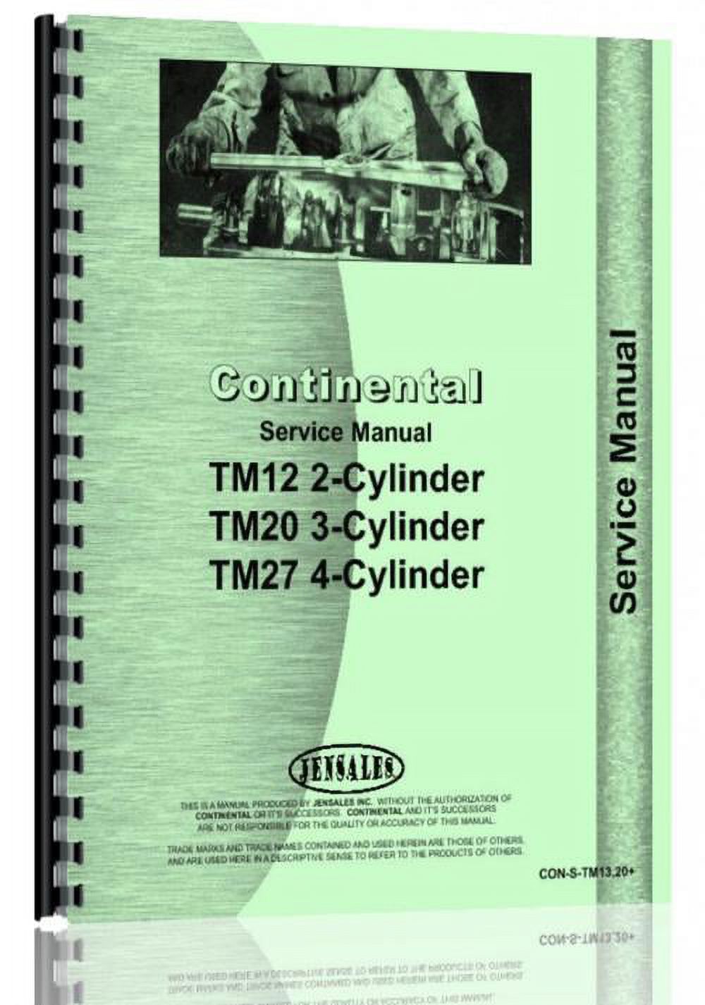 Continental Engines TM27 Engine Service Manual - Walmart.com