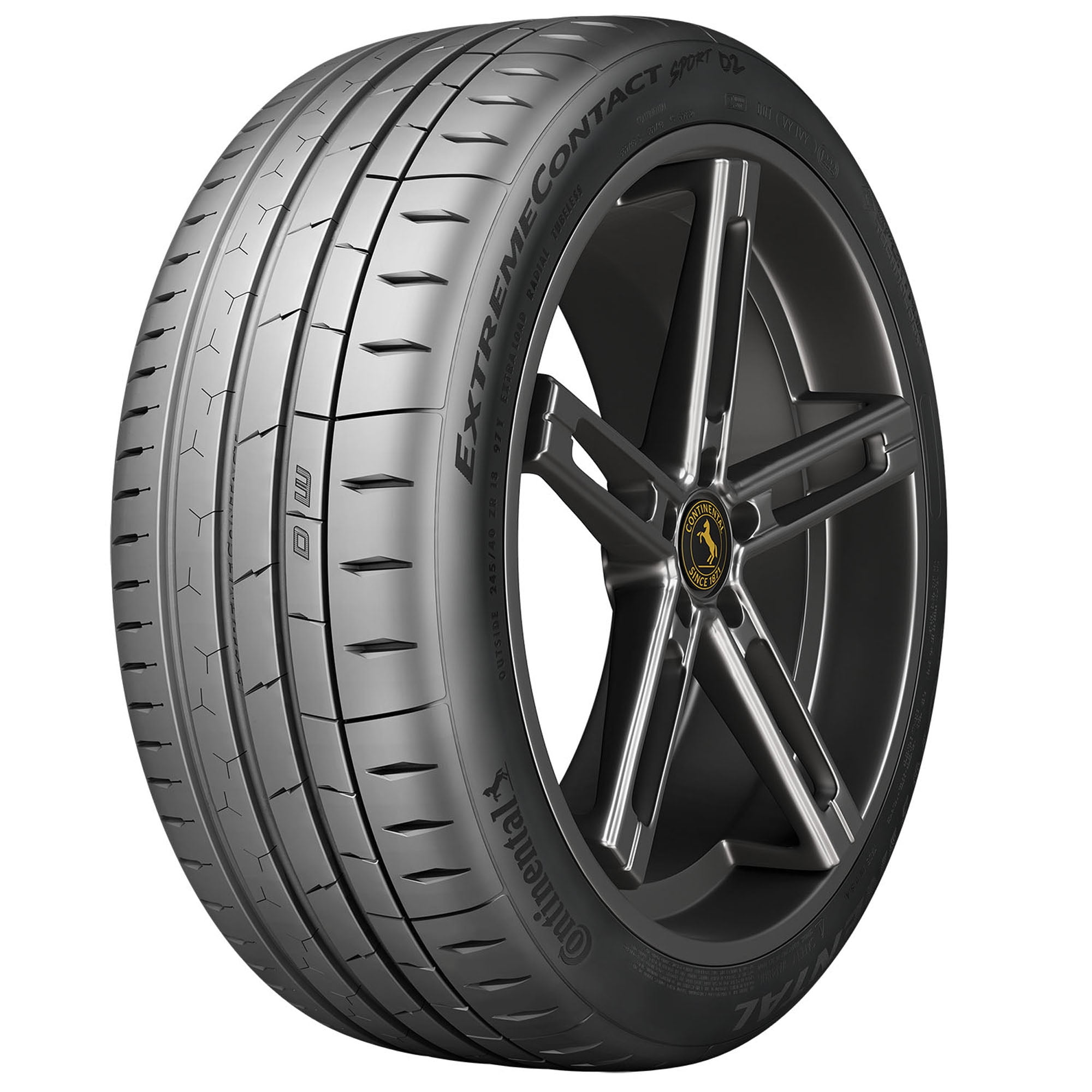 Continental ExtremeContact Sport 02 Summer 255/35ZR19 96Y XL Passenger Tire