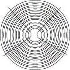 Continental Fan Manufacturing Pg125 5" Round Duct Protection Guard For Home Fan Systems