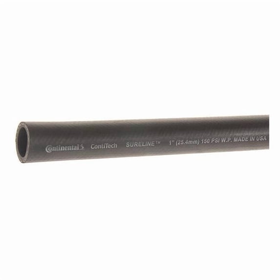 Continental 1 in ID x 25 ft L Garden Hose, EPDM Tube, Black CWH100-25-G