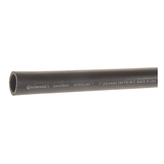 Continental 1 in ID x 50 ft L Garden Hose, EPDM Tube, Black CWH100-50-G
