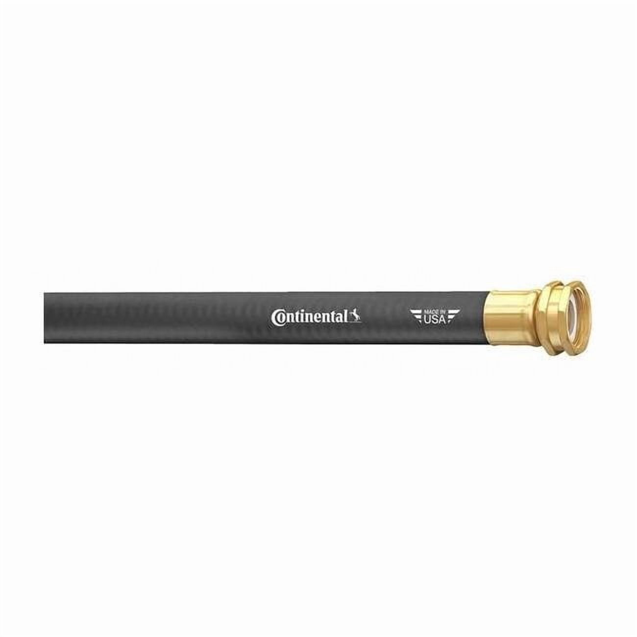 Continental Garden Hose,5/8" ID x 100 ft.,Black 20355318