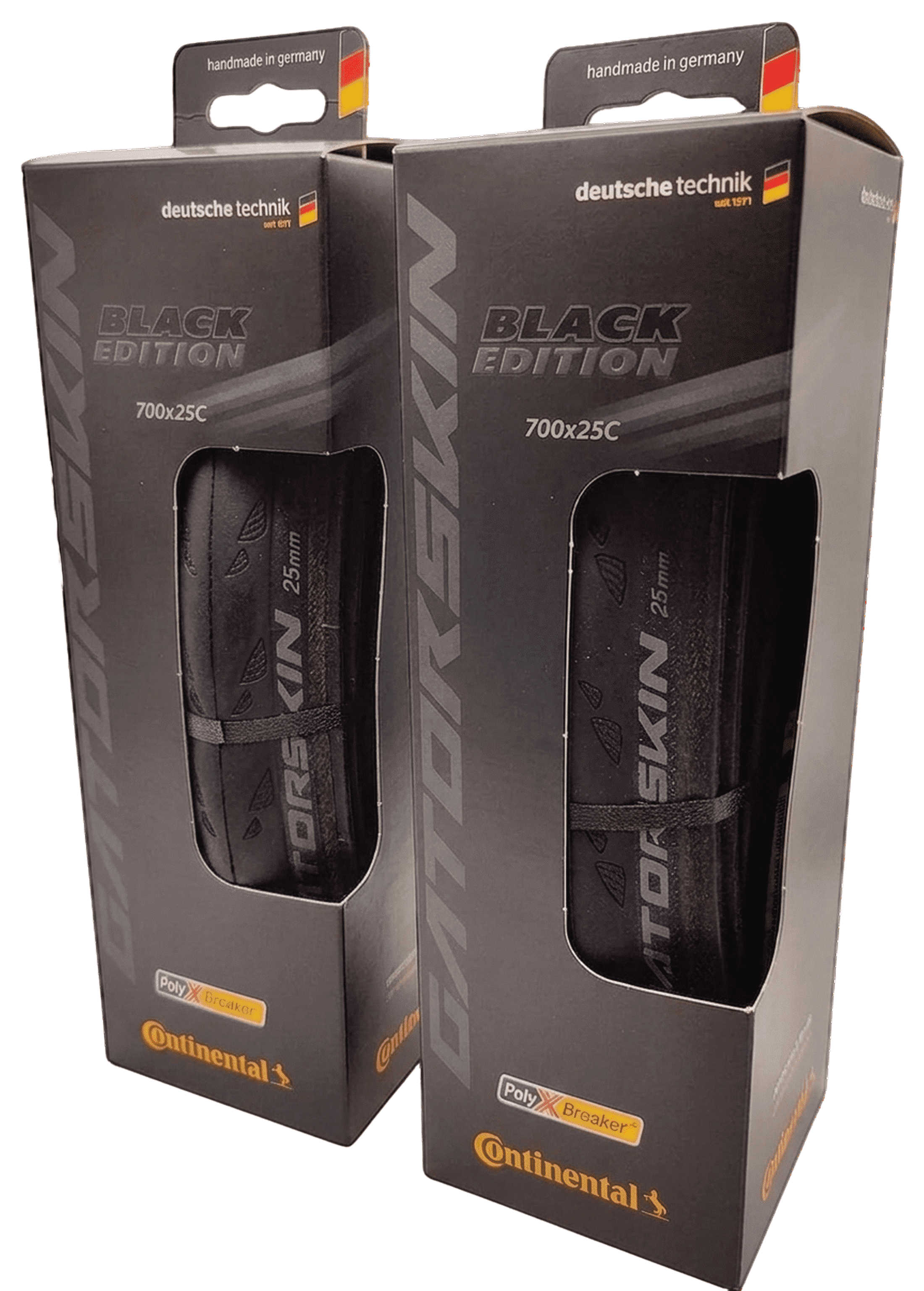 Continental, Gatorskin Black Edition, Set of 2 700x25, Black