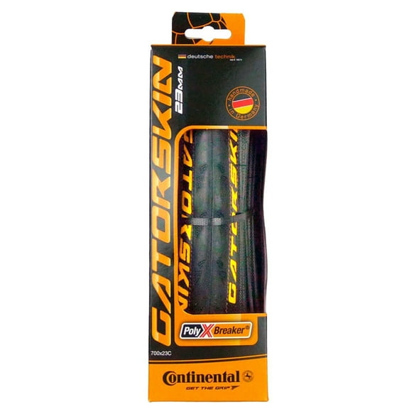 Continental Gatorskin Tire - 700 x 23, Clincher, Folding, Black, 180tpi